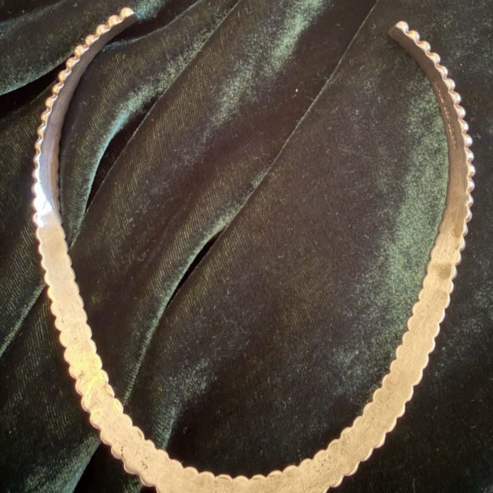 Taxco 925 TP-115 Elegant Solid Silver Beaded choker. - Picture 3 of 5